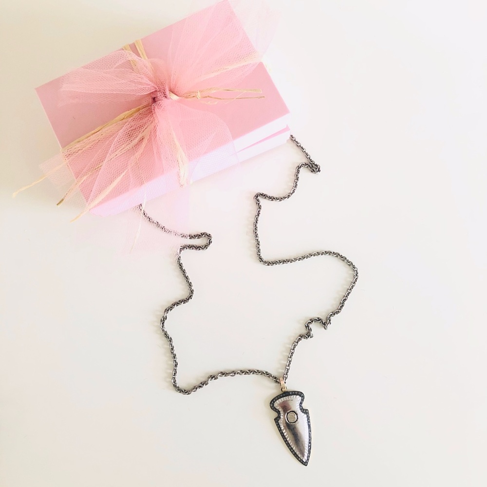 Diamond Arrowhead Necklace